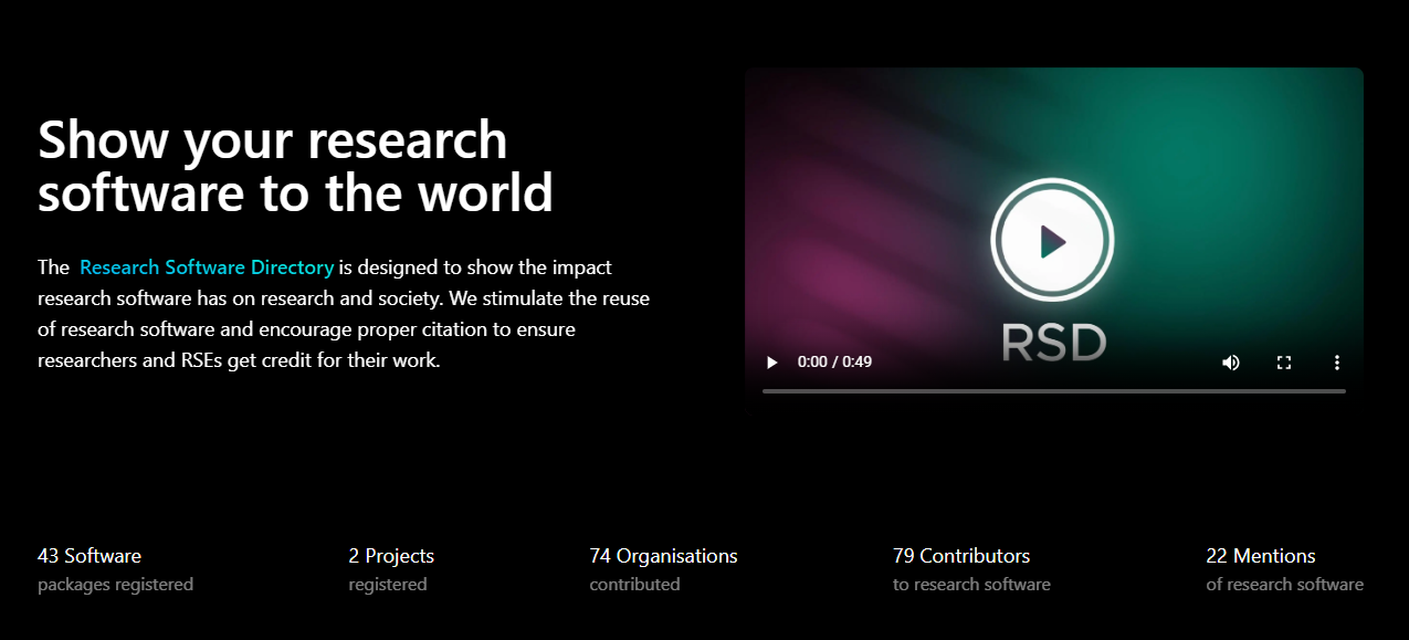 Thumbnail for service Research Software Directory for Editions Tools